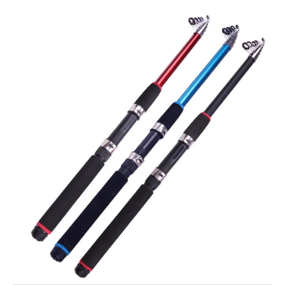 1  Vara de Pesca de Fibra de Vidro Telescópica