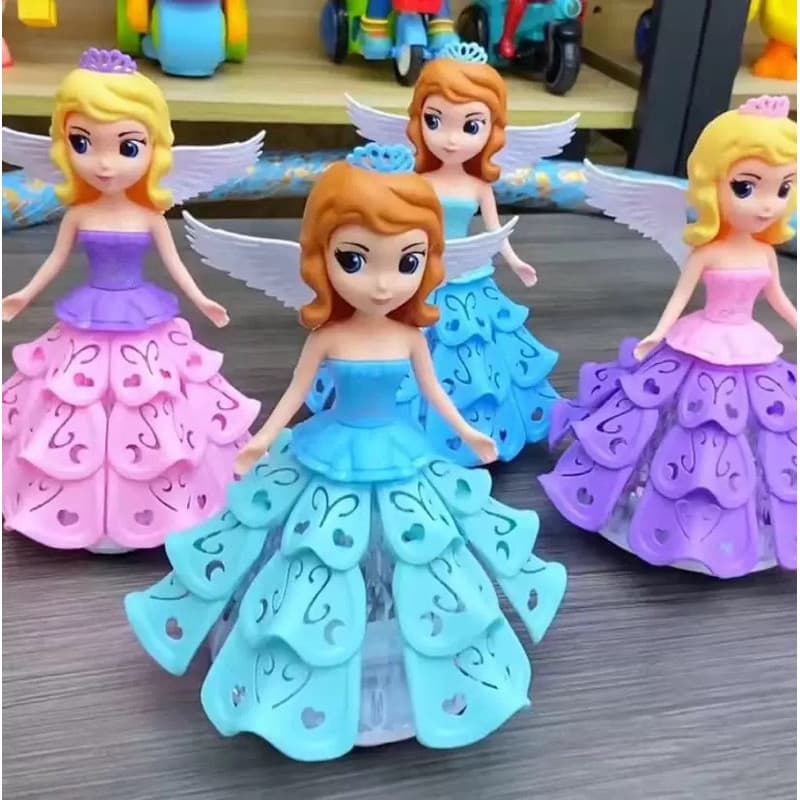Boneca Princesa Sofia Angel Dançarina Musical com LED - Oferta Especial!