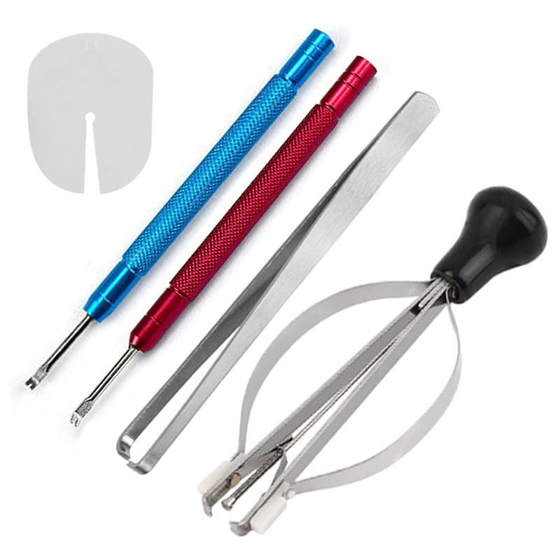 Removedor De Ponteiro De Mostrador De Relógio , Pá , Braçadeira , Agulha , Ferramentas De Remoção De Mãos , Pinça , Prot