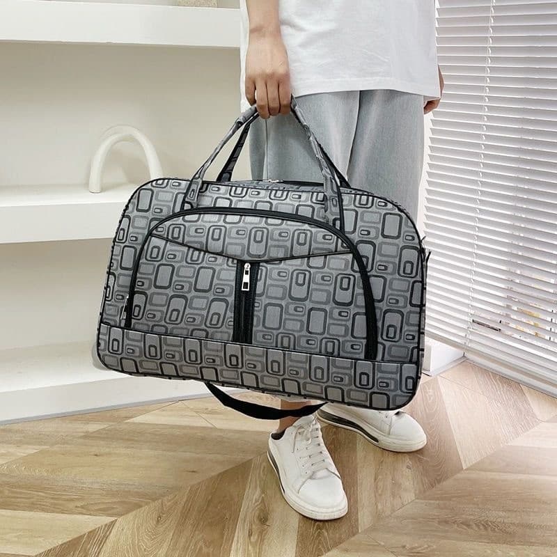 Bolsa Sacola Grande Mala De Viagem Tem Alça De Mão E Transvesal Lona Resistente