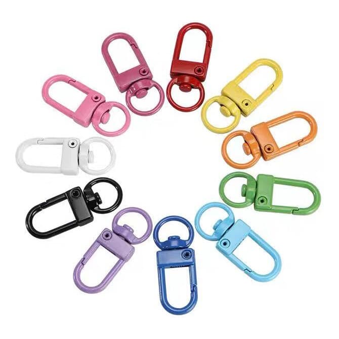 20-100 Pcs Gancho Para Chaveiro , Em Forma De U , Cor Doce