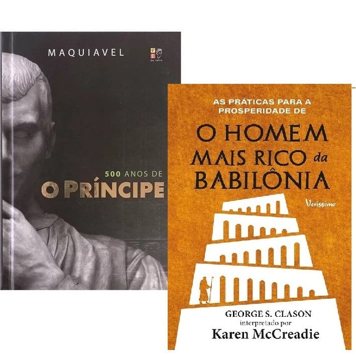 Kit O Príncipe + O Homem Mais Rico Da Babilônia - 2 Livros