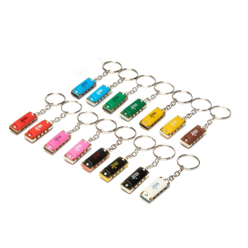 Mini Gaita De Boca Diatônica Hering Shg Chaveiro 88A Lá