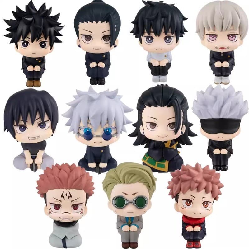 Jujutsu Kaisen Mini Anime Figura Satoru Gojo Geto Suguru Figuras De Ação Estatueta Pvc Gk Estátua Modelo Boneca Brinqued