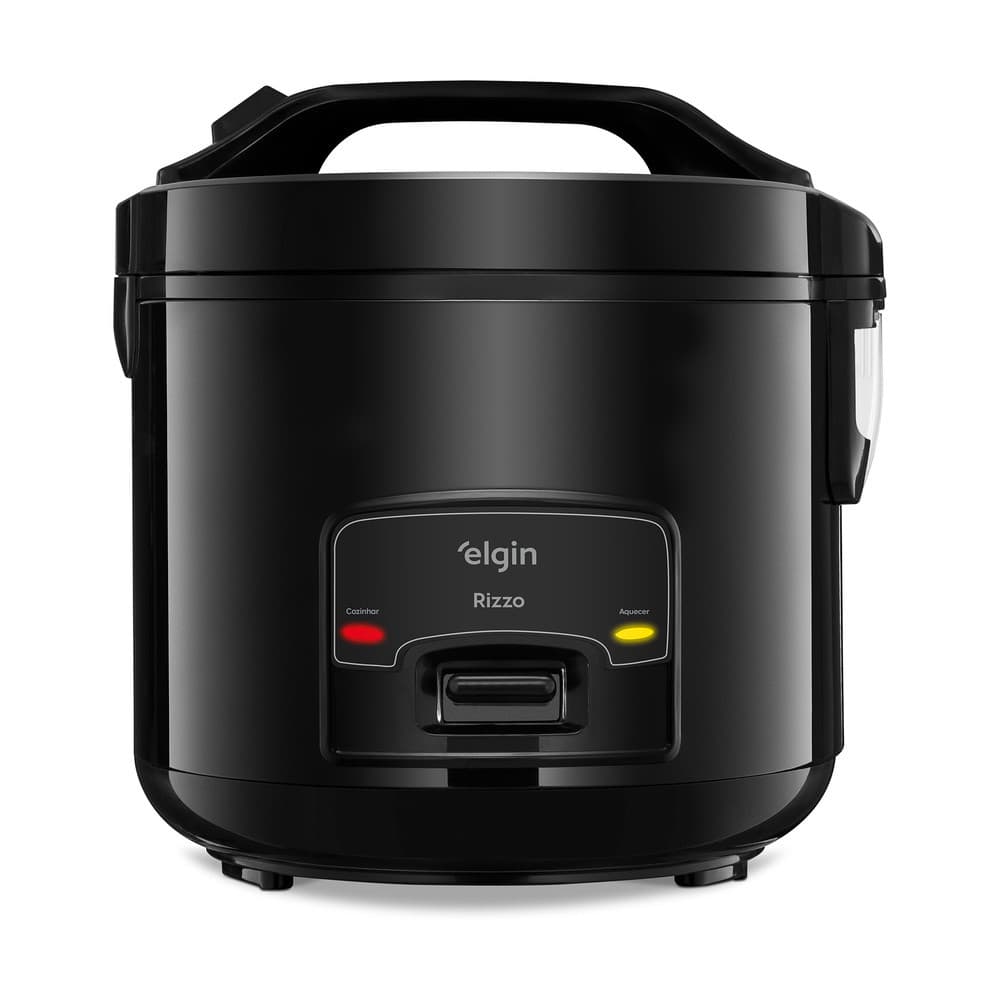 Panela De Arroz Elétrica Elgin 5 Xicaras 1L Preta 400w 220v
