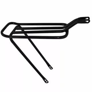Garupa Bagageiro Tubão Traseiro Preto Para Bicicleta Bike Aro 20 24 26