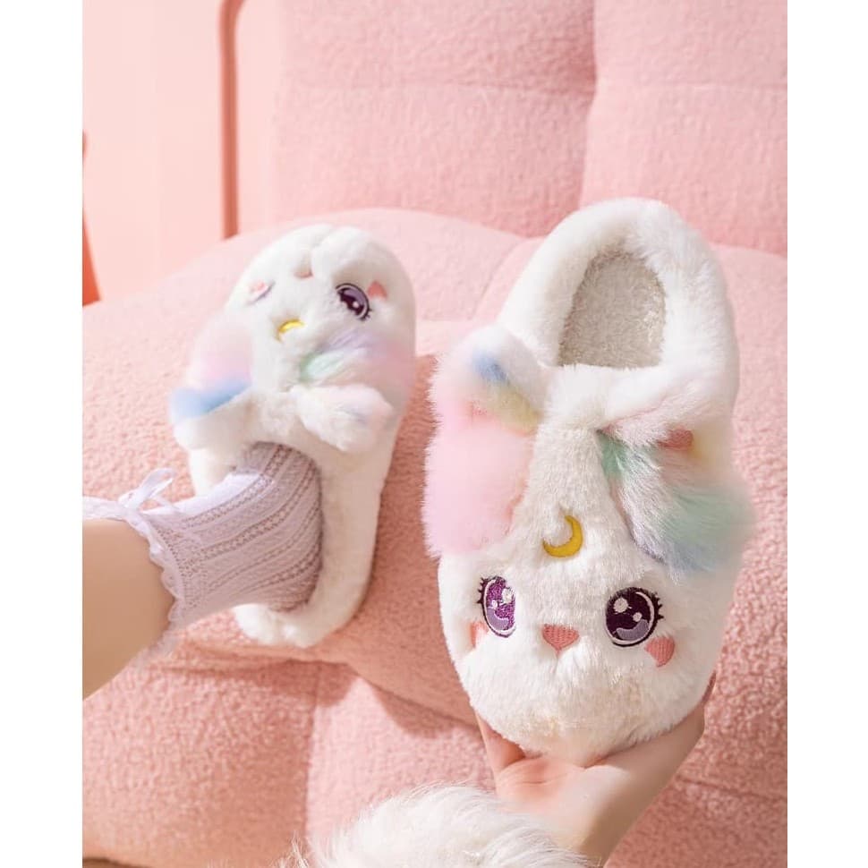 Pantufa Unicórnio Fofinho 3d Chinelo Adulto Conforto Pelúcia