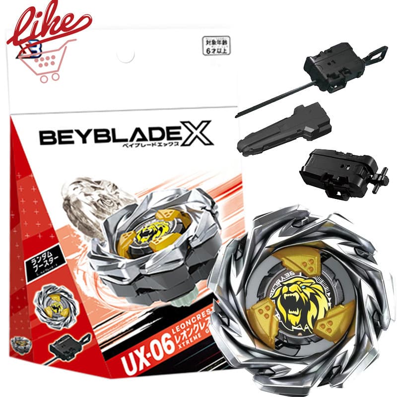 Beyblade X UX-06 Leon Crest Com Conjunto De Aperto De Lançador Para Explosão Brinquedos Infantis Crianças Menino Presen