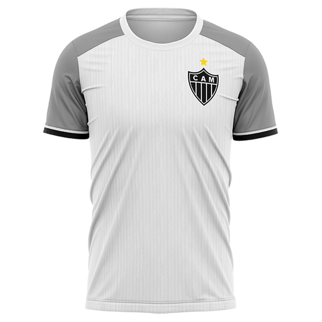 Camisa Atletico Mineiro Ligação Oficial Poliester Passeio Braziline
