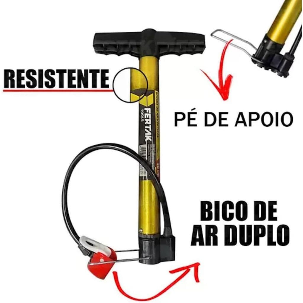 Bomba Encher de Pneus Bola Bombeador Ar Portátil Enchedor Mini Manual Pneu Bicicleta Carro Moto Bike