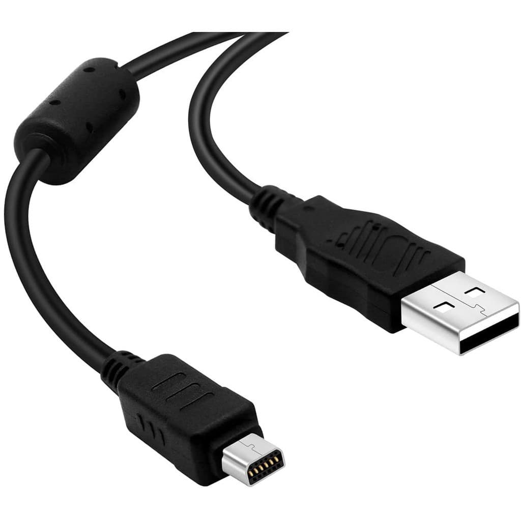 E* Cabo Usb para Câmera digital Olympus CB-USB5 Om-d E-m5 Tg-1 Tough 3000 U410 U500 E-400 E-410 E-500 E-510 Az-2 / E-510