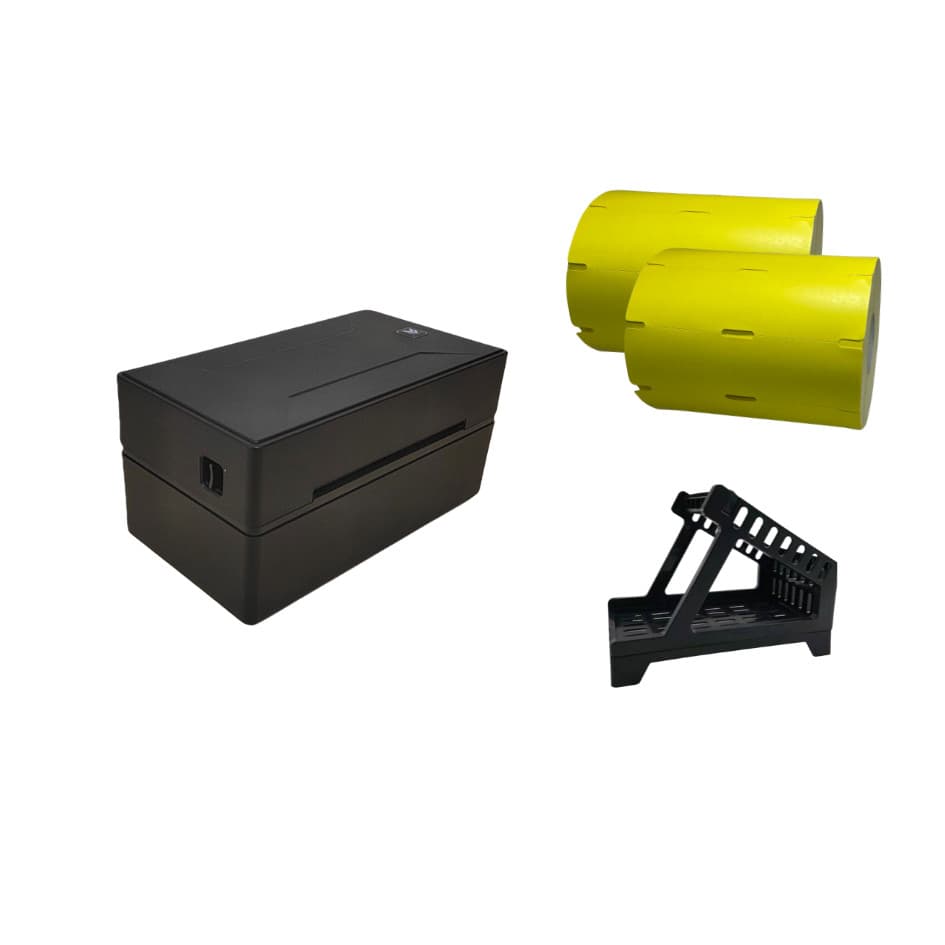 Impressora De Etiqueta Térmica Usb + 2 Rolo Gôndola