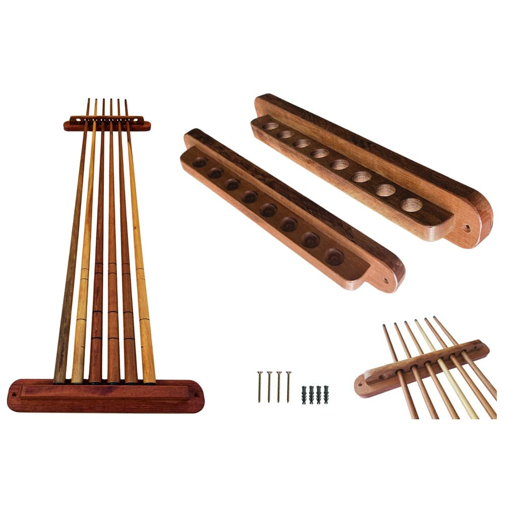 Taqueira Suporte Para 8 Tacos De Sinuca Bilhar cedrinho envernizada