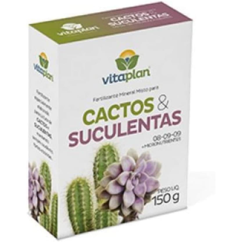 Fertilizante Adubo para Cactos e Suculentas Nutriplan Vitaplan 150 Grs