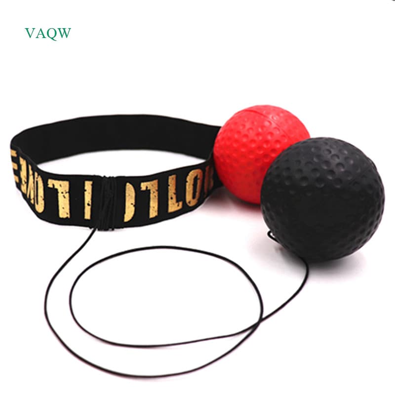 VAQW 1 Peça Bolas De Reflexo De Boxe Com Faixa De Cabeça , Bola De Reação , Adequadas Para Treinamento De Velocidade , F