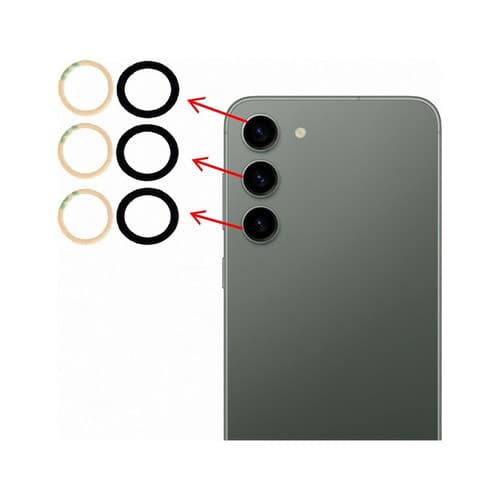 Lente Vidro Camera Para Galaxy S23 / S23 Plus Sm-s911 /s916