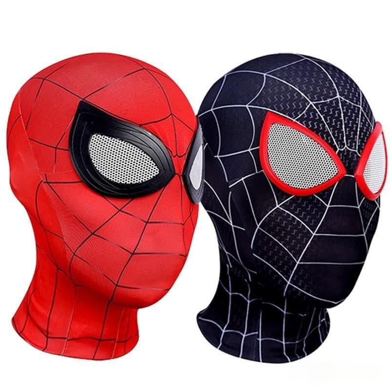Máscaras de Super-Heróis do Homem-Aranha Miles Morales Peter Parker Cosplay UQNF