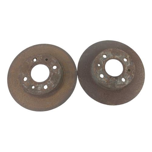 Par De Discos De Freio Fiat Uno Mille