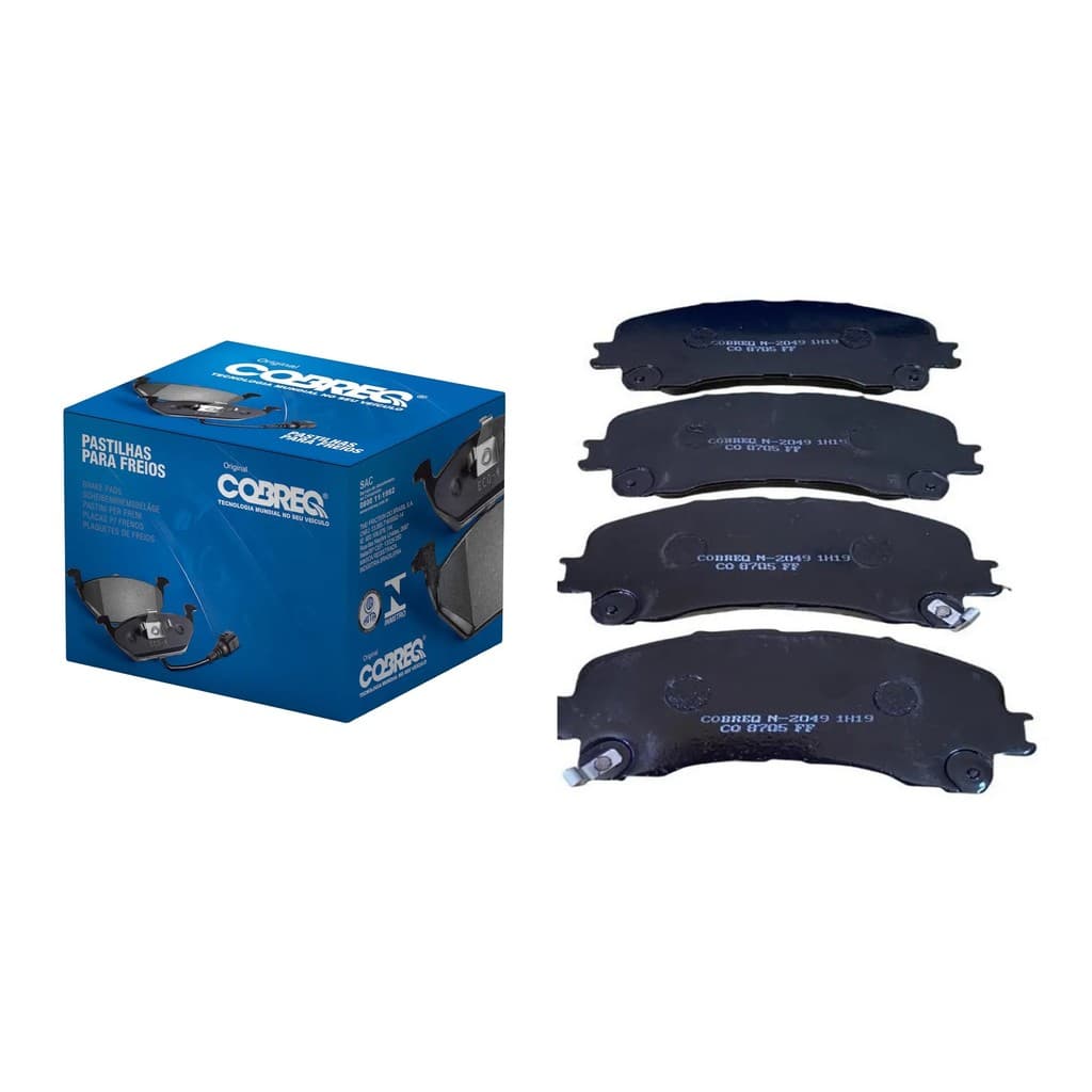 Pastilha Freio Dianteiro Chevrolet S10 2017/2024 Cobreq N2049