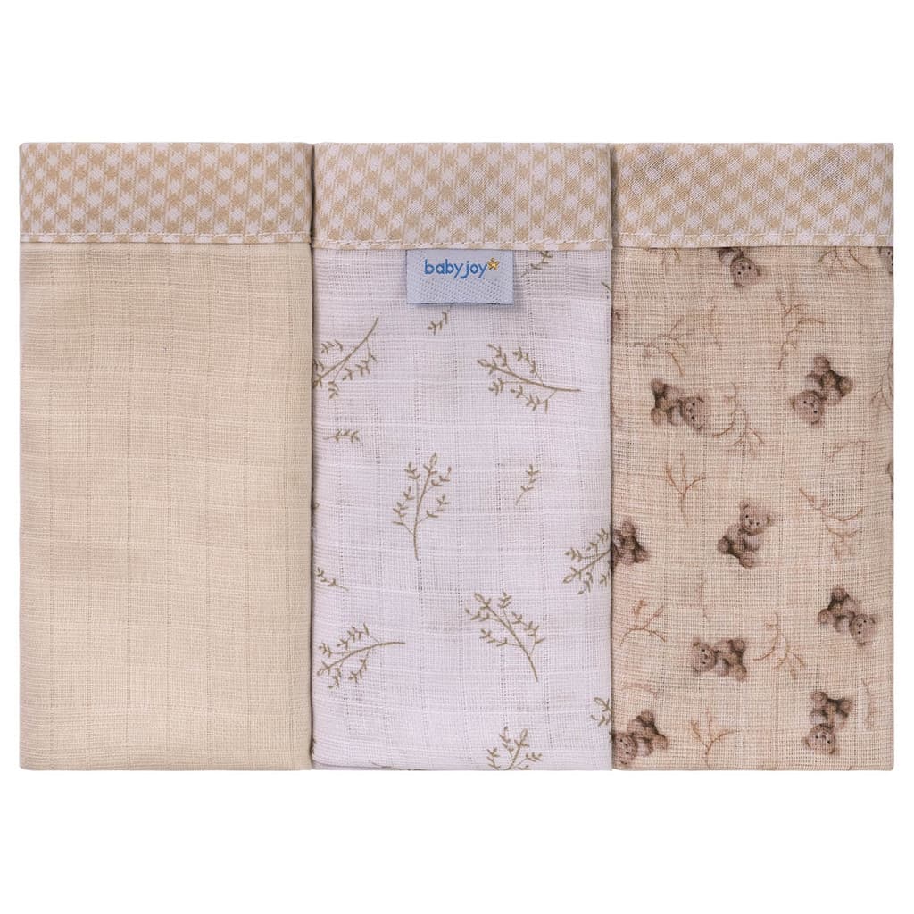 Fralda de Pano para Bebê 03 Unidades Baby Joy Fábula