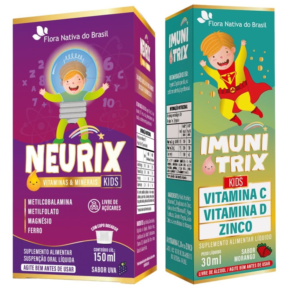 KIT NEURIX + IMUNITRIX - Flora Nativa