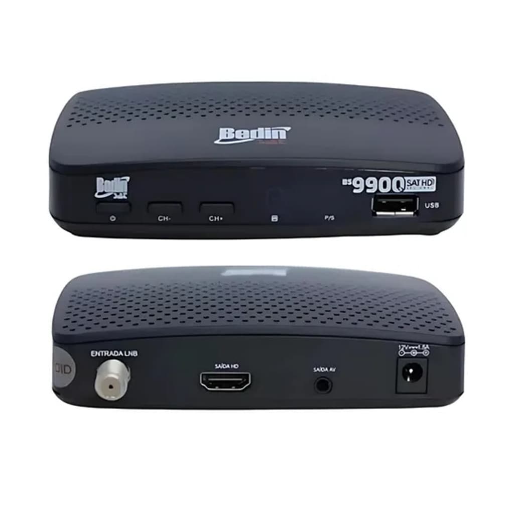 Aparelho para parabólica digital Bedin Sat bs 9900s banda ku