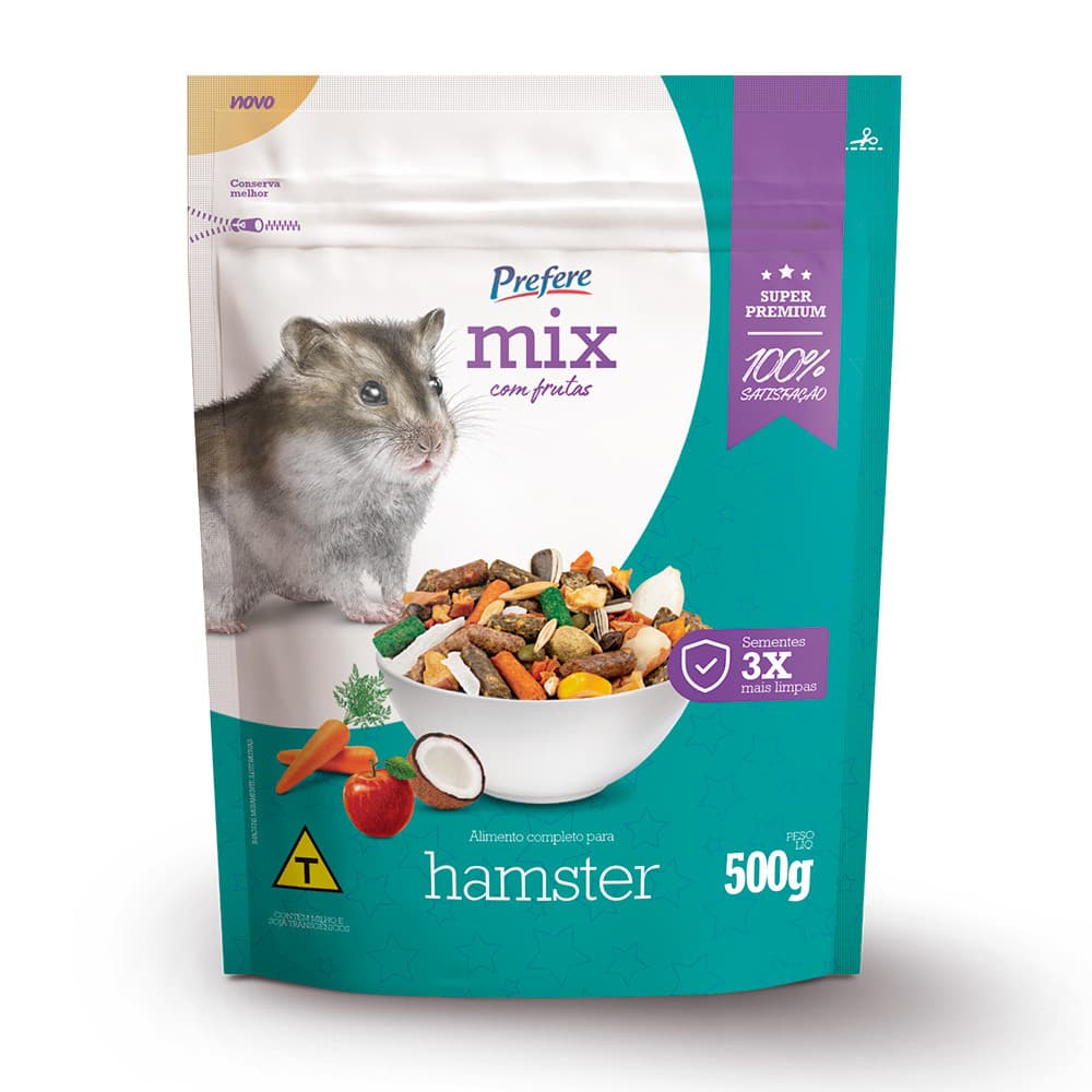 Prefere Mix Hamster com Frutas 500g