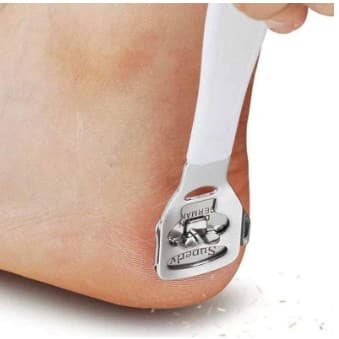 Removedor de Calos e Peles Manual e Caixa com 05 Lâminas Fan Nails