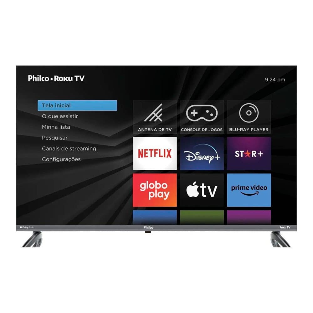 Smart TV PTV32K34RKGB 32 Polegadas DLED Roku TV Philco