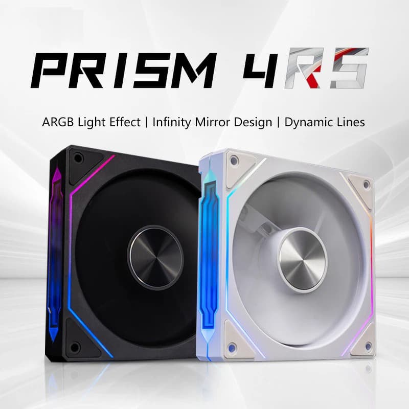 PRISM 4 RS caixa do computador ventilador 12cm ARGB 4 pinos silencioso ventilador 12V grande volume de ar