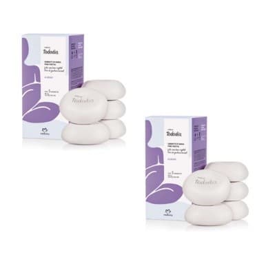 Kit c/2 Sabonete em Barra Puro Vegetal Tododia Algodão - 5 un. de 90 g cada