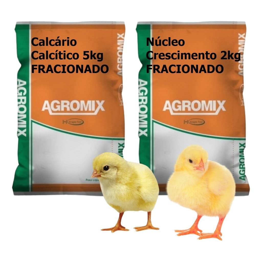 Calcário Calcítico 5kg +  2 Kg De Núcleo Crescimento