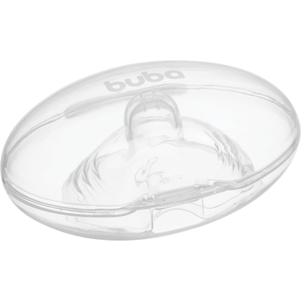 Protetor de Seios com Estojo Buba 2 Unidades Incolor Silicone