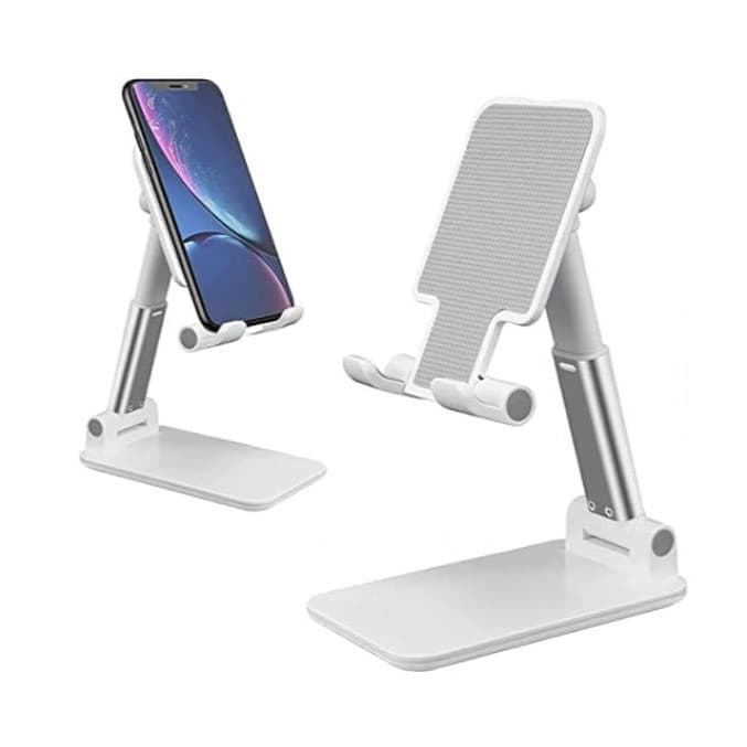 Suporte Celular de Mesa Retrátil Móvel Ajustável Portátil Smartphone Tablet iPad Escritório
