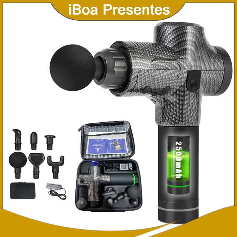 Liberação Miofascial Massageador Pistola Muscular Elétrico Profissional