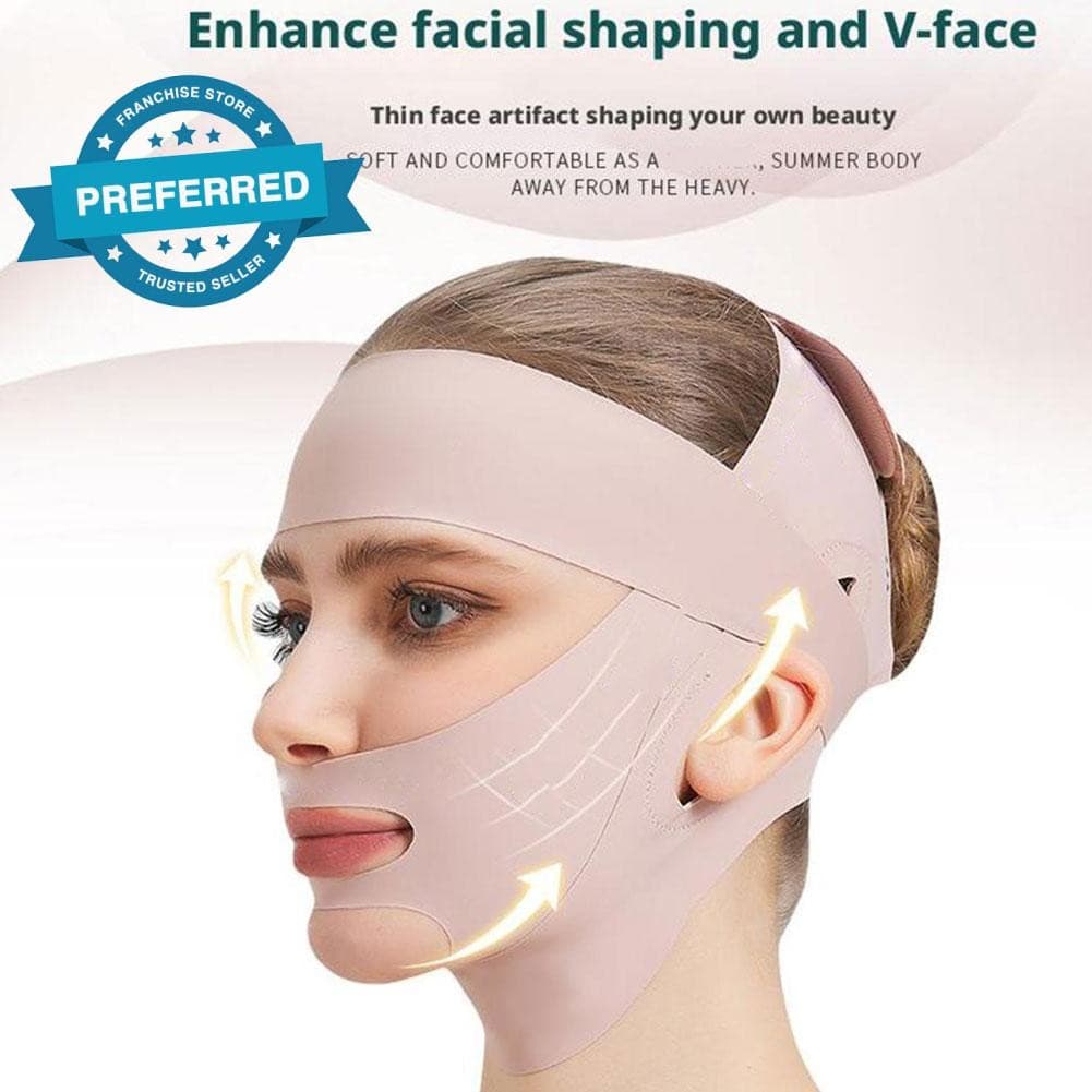 Máscara Facial De Lifting E Endurecimento V Line Anti-Flacidez Escultura Beleza Melhora O Queixo W2h1