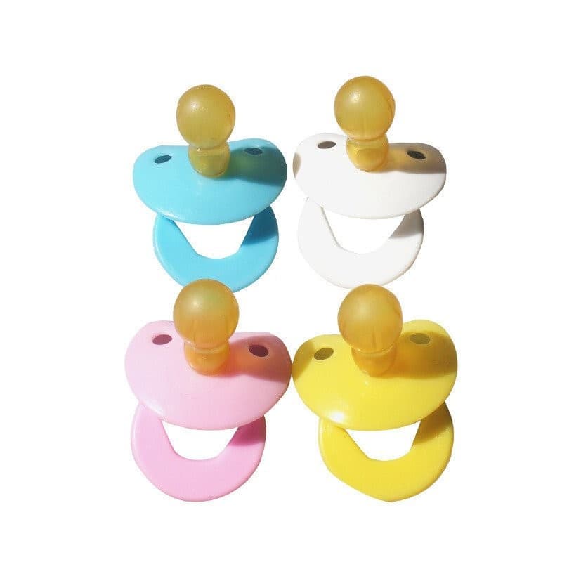 1 Peça Chupeta de Látex Fundida Aleatória Adequada para Recém-Nascidos Confortável para Bebês HRIG