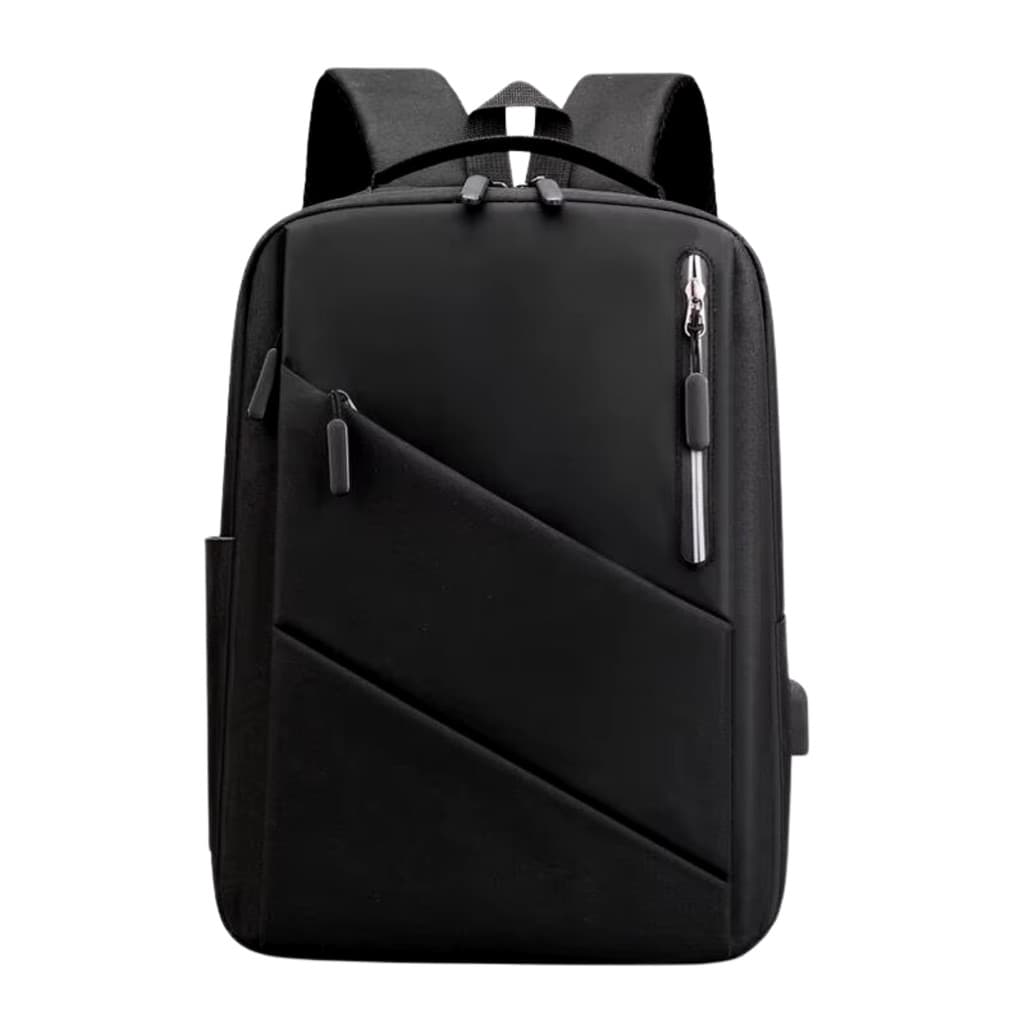 Mochila Executiva Com Entrada Para Cabo Usb Cor Preto