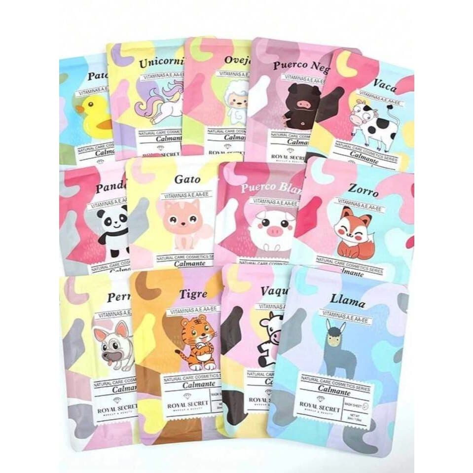 Kit 3/5/10 unidade Mascara Facial Coreana Skin care Soft Skin Sua pele linda Fresh Mask Tecido Sheet Hidratante/Colágeno