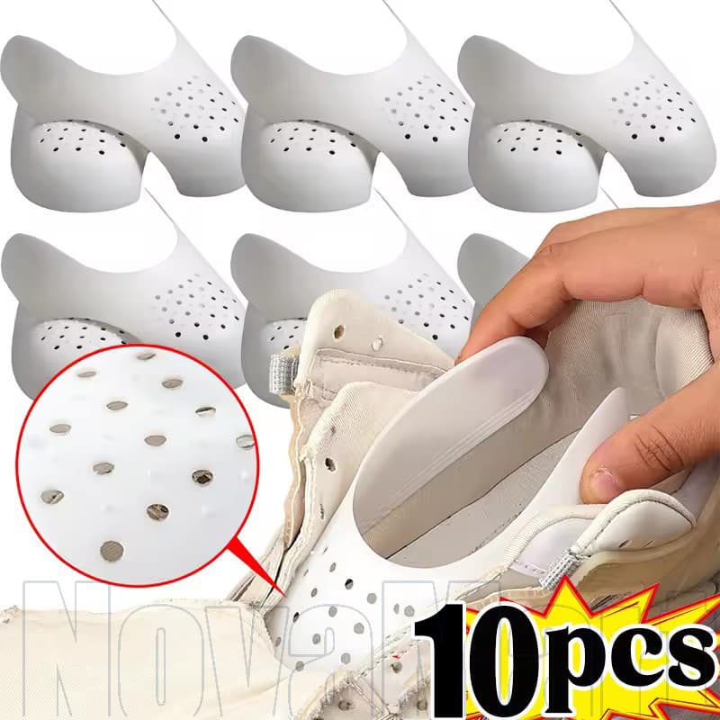 2/6/10 Unidades De Cinta De Cabeça De Sapato Anti-Rugas-Maca-Proteção Dobra Sapatos-Almofada De Suporte De Dedo Do Pé Pr