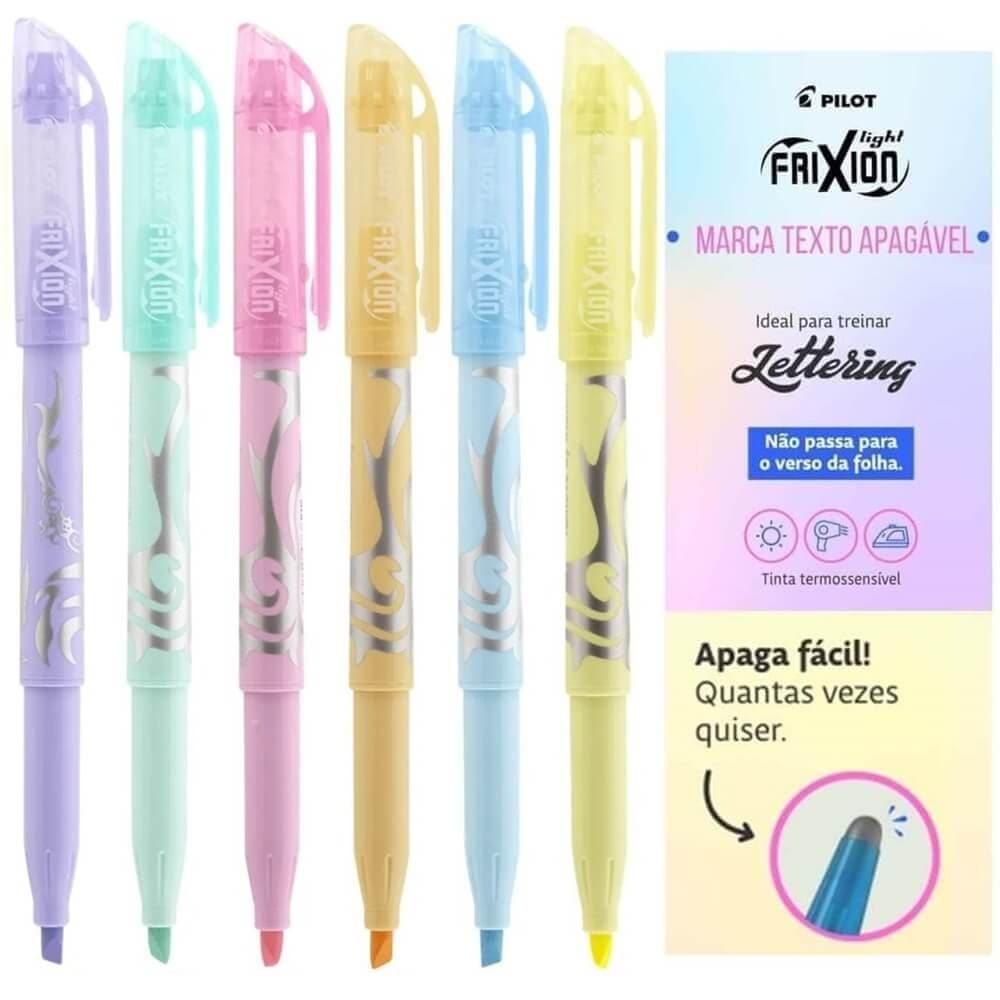 Marca Texto Frixion Light Apagavel Pastel - Pilot 
