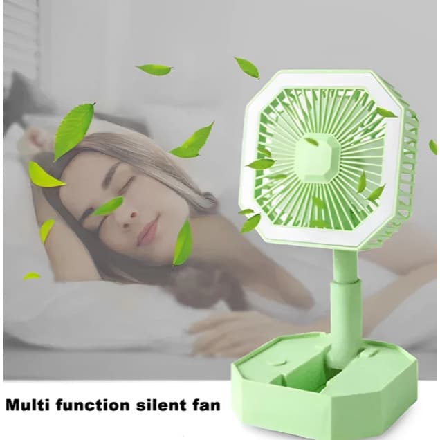 Mini Ventilador Portátil Recarregável Multifuncional USB com Led Cool Summers