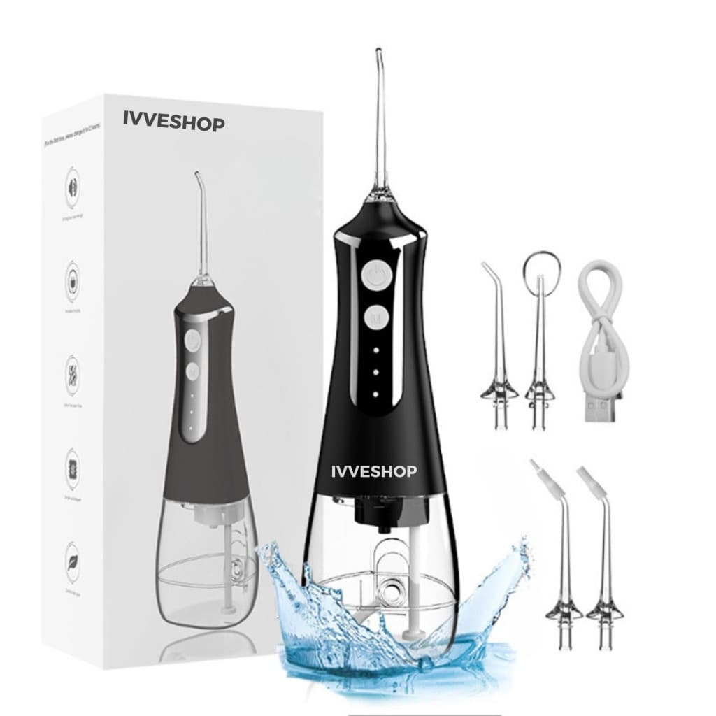 Jato Irrigador Bucal Oral Água Portátil Sem Fio Recarregável Higiene Avançada