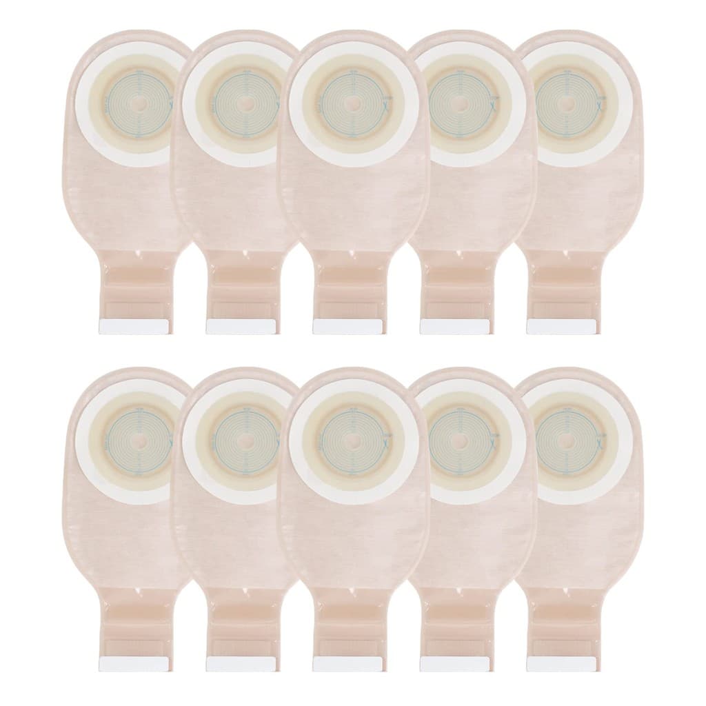 Bolsa Colostomia Recortável C/ Filtro Skinupper 10un Facilidade de Uso Segurança Discrição