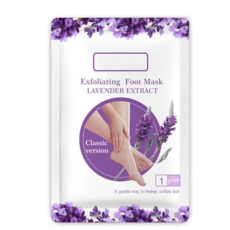 Kit 3 Par Máscara de Pé Meia Esfoliante Remove Pele Morta - PAR