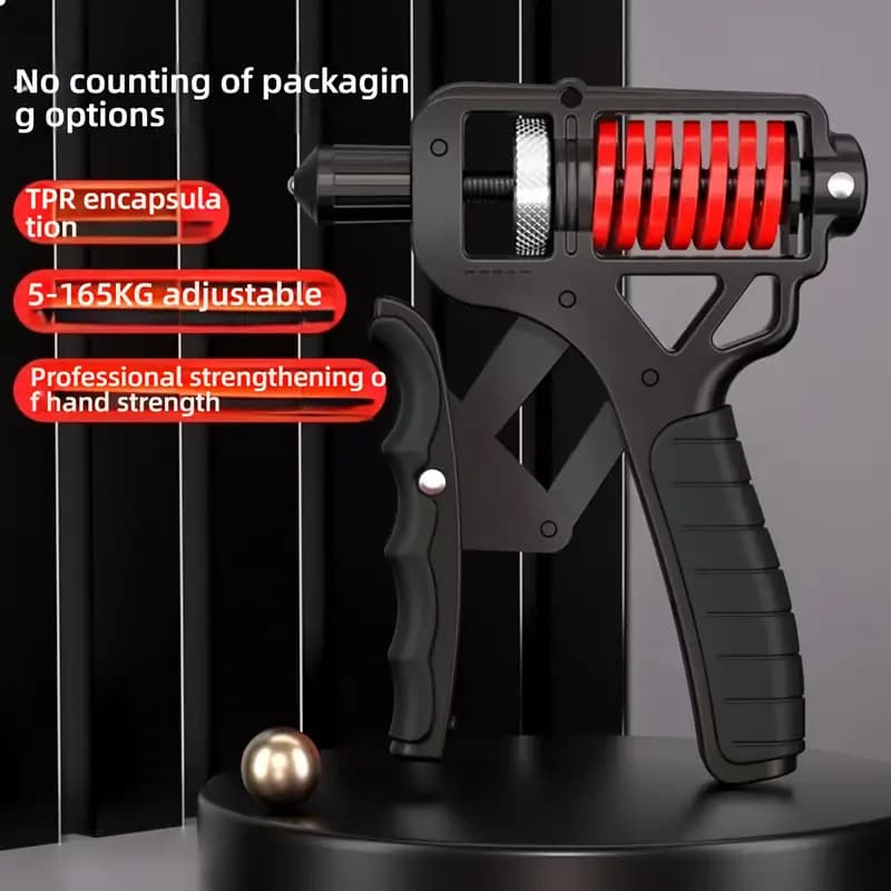 Hand Grip Metal 5-165kg Resistente Fortalecedor Exercício Braço Antebraço Mola com Ajuste de Força