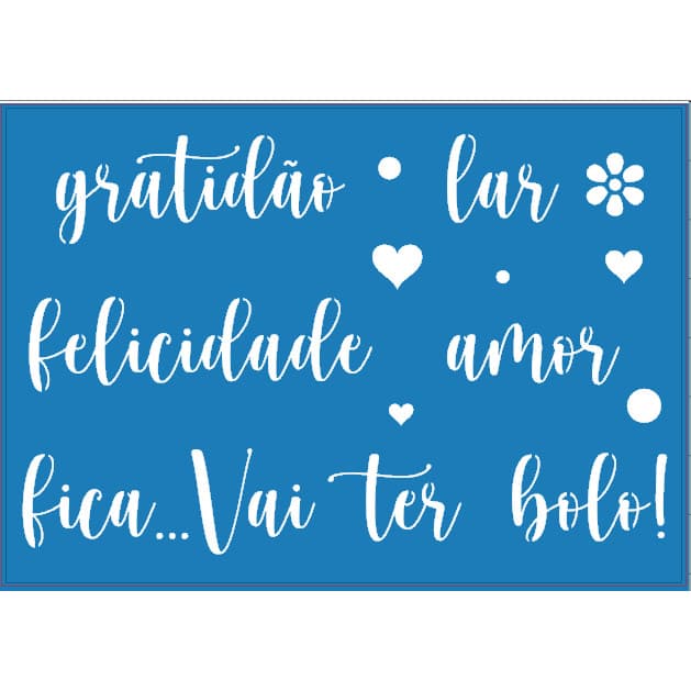 Stencil pintura em tecido Palavras Amor Felicidade gratidão lar, estêncil lavável, pintura em tecido, pano de prato