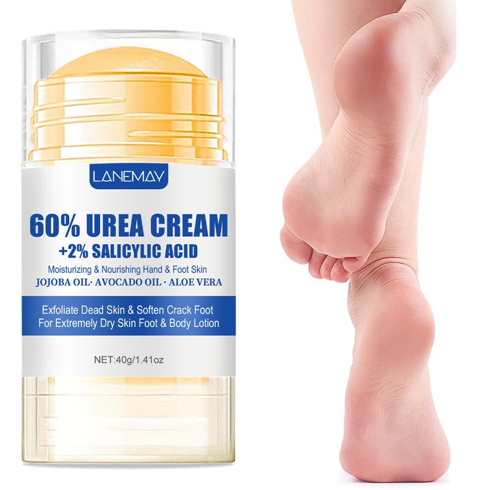 40g Ultra-Hidratante 60 % Creme Para Pés De Ureia Aloe Vera Suavizar Secos E Rachados-Esfoliação Suave Solução Diária Cu