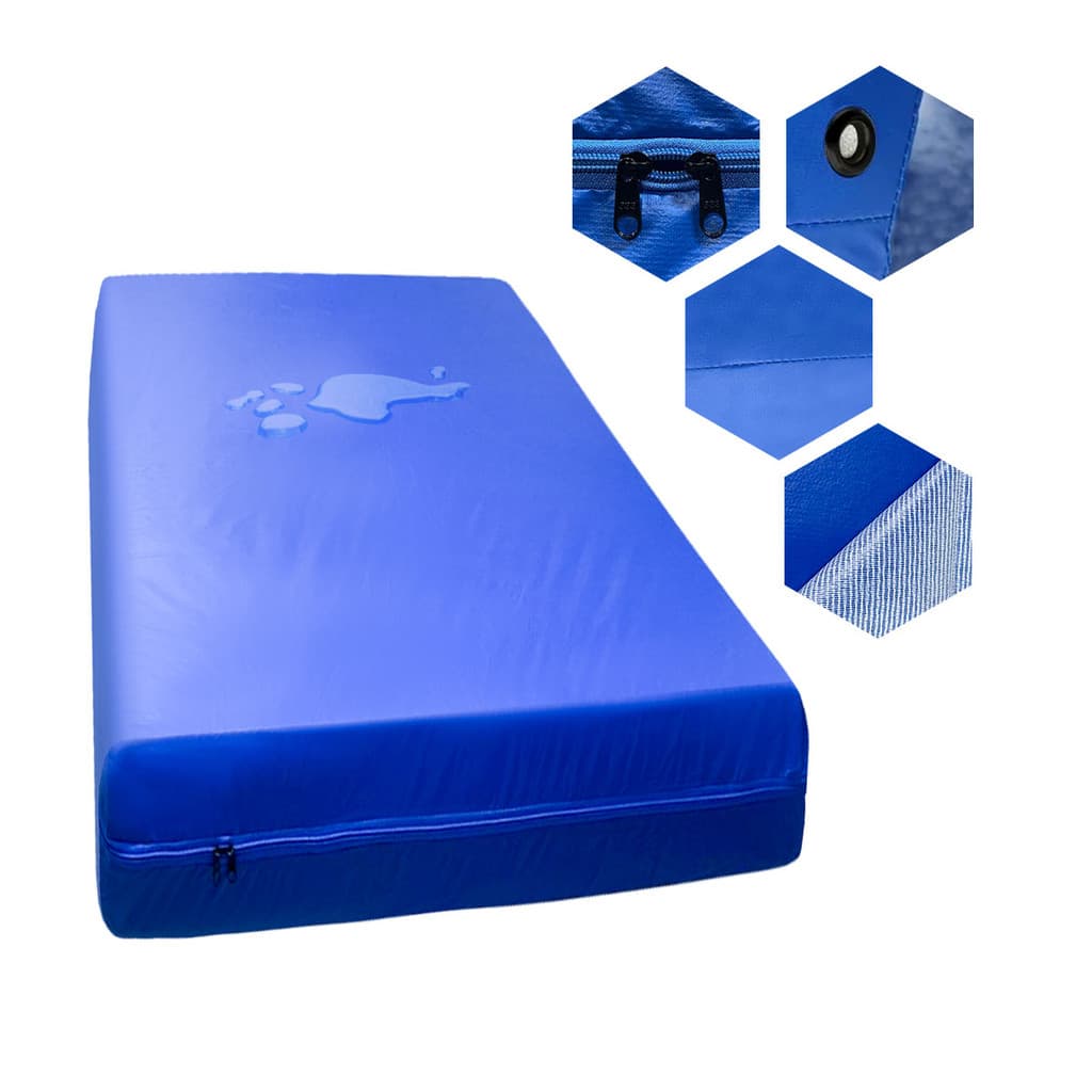 Capa de Colchão Impermeável Solteiro Napa emborrachada Não Faz Barulho Ao Deitar Prmoção