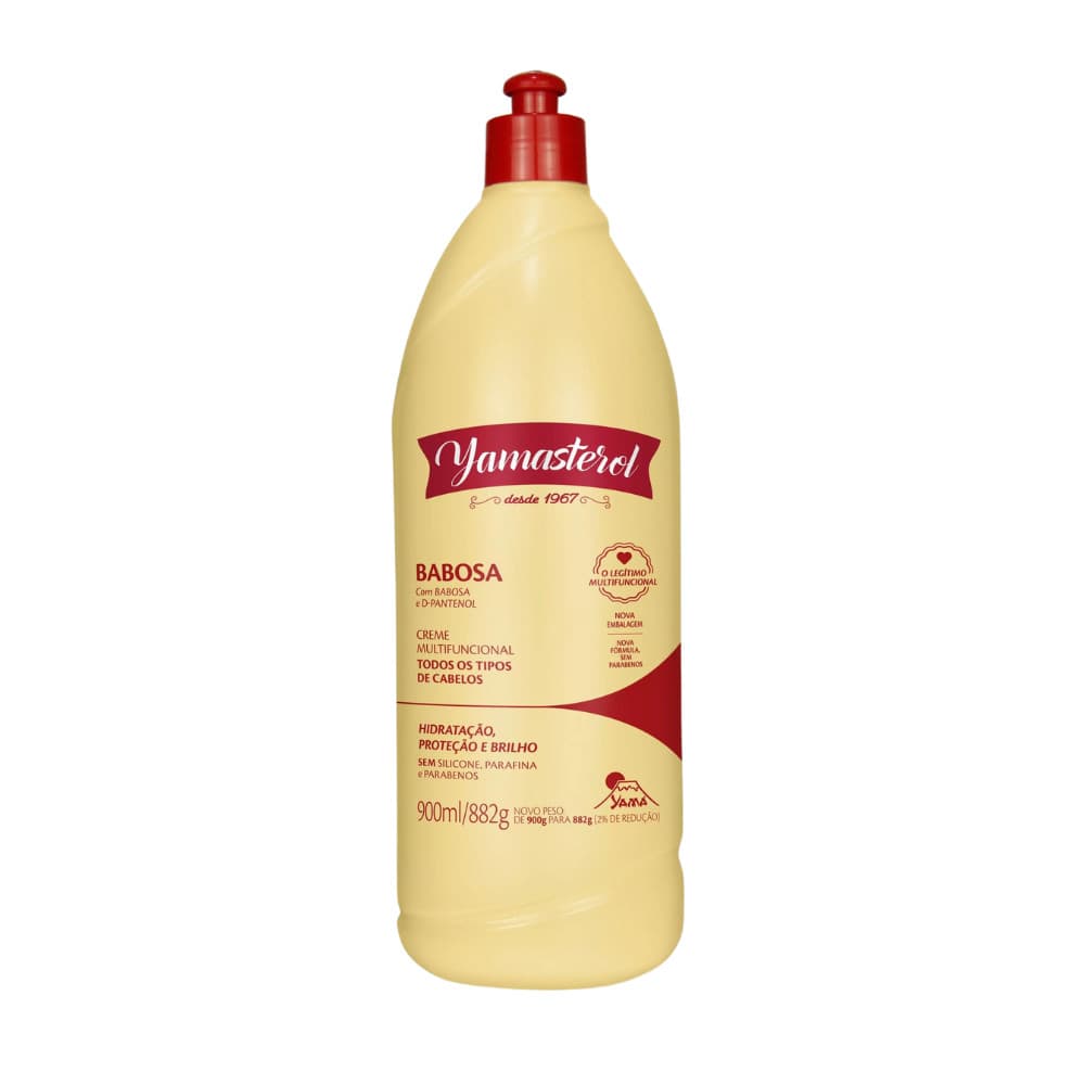 Yamasterol Babosa E D-Pantenol  900ml - Reparaçao Capilar envio rapido